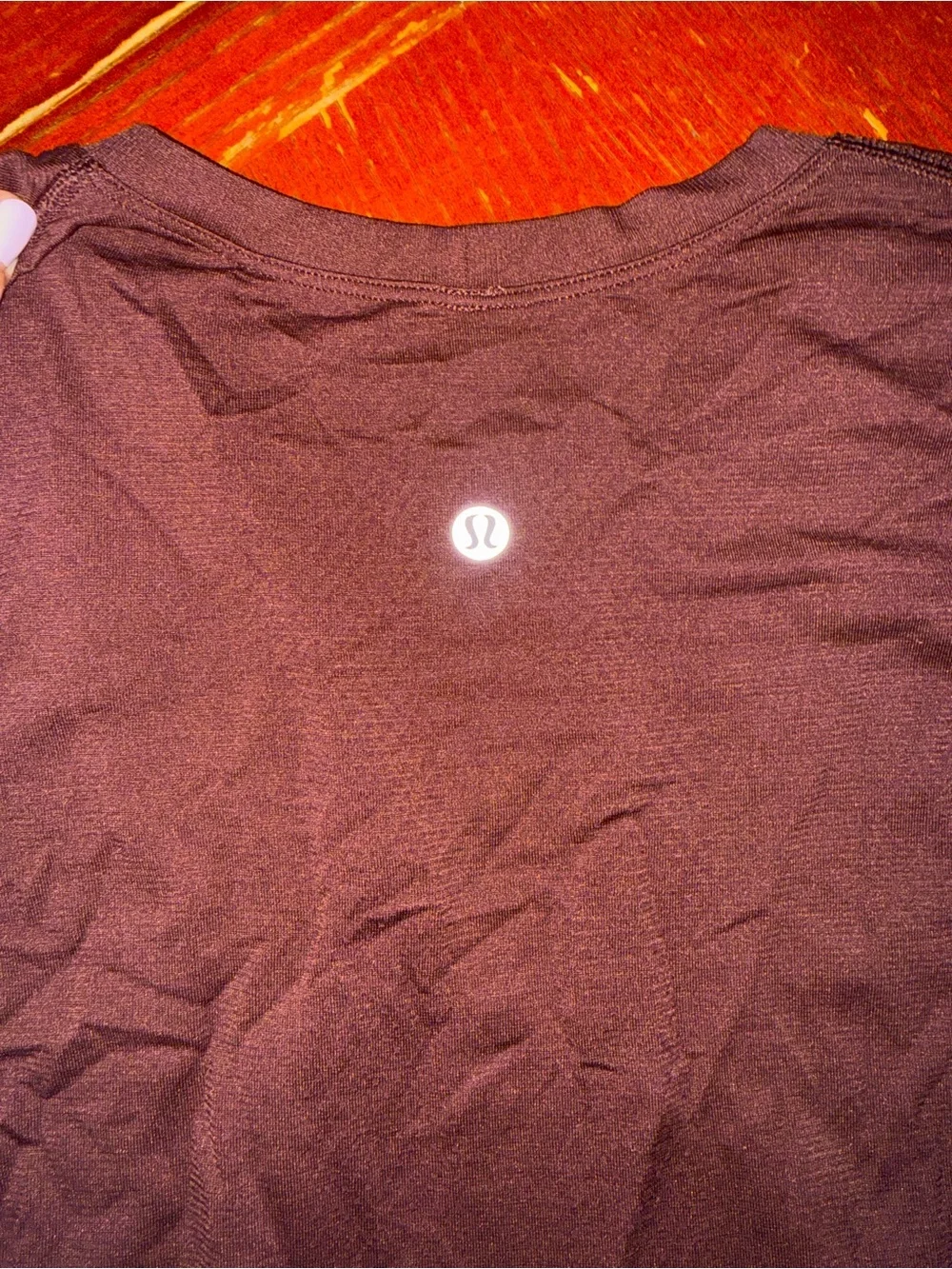 Dark red lululemon long sleeve
